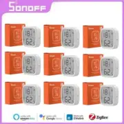 SONOFF SNZB-02D Zigbee Smart Temperature Humidity Sensor LCD Screen Remote Real-