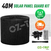 PVC Coated Steel Bird Proofing Wire Mesh Critter Guard Roll Fence w/ Fasteners