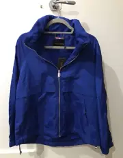 David Lawrence stunning blue windbreaker jacket! Brand new! Reduced!