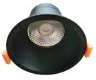 Martec Class II 10w Tricolour Recessed LED Downlight Matt Black TLCD34510MD