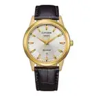 Citizen EcoDrive Water Resistance Stainless Steel Watch AW010213A - Brown