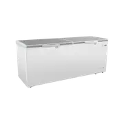 Exquisite Stainless Steel Top Storage Chest Freezers 662 Litres with Baskets