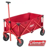 在飛比找momo購物網優惠-【美國 Coleman】耐重型多用途四輪拖車.折疊式裝備拖車