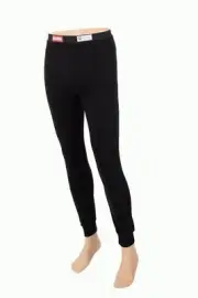 Racequip 422995RQP Fire Retardant Long John Underwear Bottoms Black Large