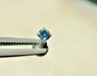 2.51mm 100% BLUE DIAMOND LABRET,CERTIFICATE LIP, EAR 1/4",5/16",3/8",7/16,1/2