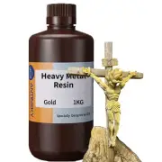 Heavy Metal Resin 3D Printer UV-Curing Resin 405nm Photopolymer for LCD/DLP H...