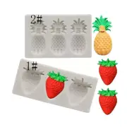 Pineapple Candy Mold 3D Candy Mold Cake-Decorating Tools Fruit Fondant