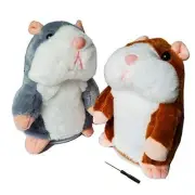2 Pack Hamster Toy Animal Talking Toys Mimicry Pet Record for Boys and Girls