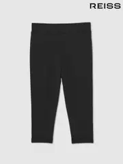 Reiss Black Raye 13-14 yrs Three-Quarter Length Leggings (F45259) | $45