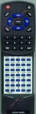 Replacement Remote for GO VIDEO VR2940, VR102940RM