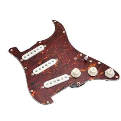 1 set of electric guitar pickguard pickups Alnico SSS loaded pre-wired