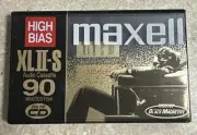 Maxell XL II-S 90 New Sealed Blank High Bias Audio Cassette Tape | New Sealed