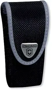 Victorinox Swiss Army Medium Black Nylon Belt Pouch W/ Emblem