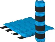 HORZE Pro Ice Boots for Horses, Therapy Gel Wraps with Adjustable Straps | 16.5" x 15.5" Pair with Storage Bag - Blue - One Size