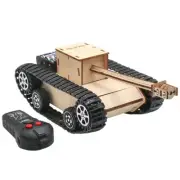 DIY Wooden Kids Science Experiment Kits-Remote Control Off Road Tracked4047