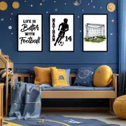 [Namly Design] Personalised Poster - Football Series / Set of 3
