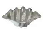 Giant Sigrid Olsen Melamine Clam Shell Serving Bowl Pearl Coastal Beach