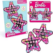 abeec Barbie Stickers Earrings Party Bag Fillers 12 Packs of Stick of Earrings 30 Pairs in Each Pack Perfect Party Bag Fillers & Girls Gift Birthdays Stickers for Children