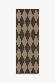 75' x 215' | Machine Washable Runner Rug | Kid & Pet Friendly | Indoor Rug | Palazzo Soft Black Re-Jute Rug | Ruggable