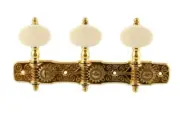 NEW - Gotoh Hauser Tuning Keys For Classical Guitar, 1-3/8" Spacing - GOLD