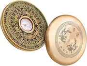 Traditional Chinese Compass Portable Metal Compass Retro Design Accurate Pointer Unique Decor for Home