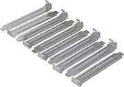 StarTech Steel Full Profile Expansion Slot Cover Plate PLATEBLANK - 10 Pack - Silver