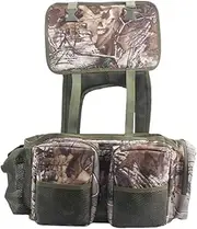 Fishing Seat Box Rucksack Multifunctional Durable Fishing Tackle Storage Bag Brown