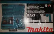 NEW Sealed Makita 10mm 3/8" Cordless Drill 6043DWK 6043 4.8V Battery Included