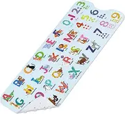 Baby Bath Mat for Tub Non Slip-40 X 16 Inch, Extra Long Kids Bathtub Mat Mold Free, Cartoon Bathtub Shower Mat Anti Slip with Suction Cups & Drain Holes for Bathroom, Machine Washable, Alphabet
