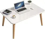 Japanese Floor Table Tatami Coffee Table, Rectangular Style Tatami Table, or Sitting on The Floor Accent Furniture, for Living Room Dining Room Home Decoration (Color : White, Size : 70 * 40 * 42cm)