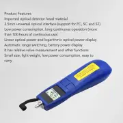 Handheld Optical Power Meter ‑50dBm To +26dBm Fiber Optic Power Tester For Comm