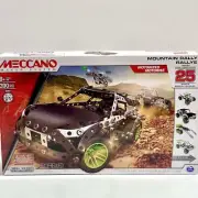 Meccano Erector, Motorized Mountain Rally Vehicle, 25 Model Building Set