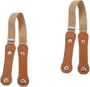 [LIFKOME] 2sets Adjustable Design Boys and Girls Buckle Belts Elastic Waist Band Stretchable Children's Pants Belts Easy to Operate 2pcs*2