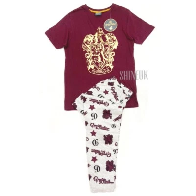NEW Harry Potter HOGWARTS Kids/boys Cotton Top & Pyjama set Pjs Primark 10-15yrs