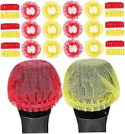 Vaguelly 100pcs Disposable Microphone Covers Non Woven Mic Windscreen for Music Accessories Protective Microphone Cover for Events and Performances