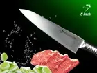 Japanese Vg10 Steel Chef's knife 8 inch Polishing Blade Fruit Meat Slicer