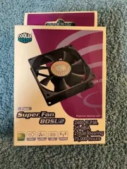 COOLER MASTER 80MM x 25MM 3-PIN CASE FAN 12V