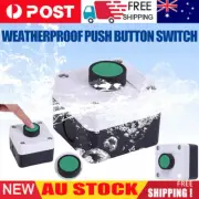 Green Push Button Switch Detachable IP54 Waterproof Control Box For Gate Opener