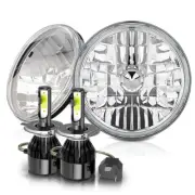 Pair 7inch Round Led Headlight HI/Lo Beam for Chevrolet Chevy II/Nova 1969-1979 (for: Chevrolet)
