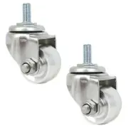 Aluminum Racing Jack Caster Wheels for 3 Ton Floor Jacks 2 Pc Set