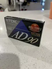 TDK AD90- SEALED CASSETTE TAPE