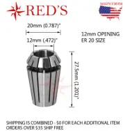 ER20 PRECISION Collet 12mm , CNC Mill ATC Router Lathe Tool milling ER 20