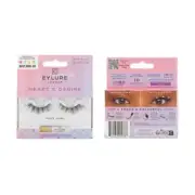EYLURE Faux Mink Strip Lashes +Adhesive HEART'S DESIRE hearts reusable eye lash