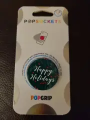 PopSocket PopGrip Happy Holidays Collapsible Stand Universal Phone Tablet