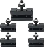 EATAKWARD 250-201 Quick Change Turning & Facing Lathe Tool Post Holder for BXA Tool Posts 250-200 or 250-222 (5 PCS)