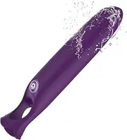 Mini Bullet, Sex Toys for Women, 12 Vibration Modes Female Couple Adult Toys, G-spot Vibrator Massager, Silicone Invisible Lipstick Finger Pocket Vibrator Waterproof Rechargeable (Purple)