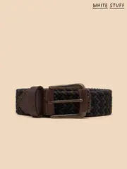 White Stuff Blue Woven Elasticated Belt (N27060) | $58