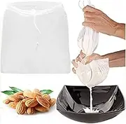 Pro Quality Nut Milk Bag, 12 x12 inches Bags - Commercial Grade Reusable All Purpose Food Strainer - Food Grade BPA-Free - Ultra Strong Fine Nylon Mesh - Nutmilk, Juices, Cold Brew
