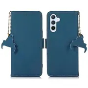 For Samsung Galaxy A05s 4g Case Cow Leather Rfid Blocking Phone Cover