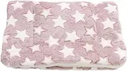 Cozy Calming Cat & Dog Blanket - Ultra Soft Flannel Throw With Cute Prints, Foldable Bed Mat for Kittens, Puppies & Small Pets